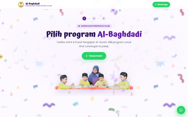 Al-Baghdadi Learning Centre website