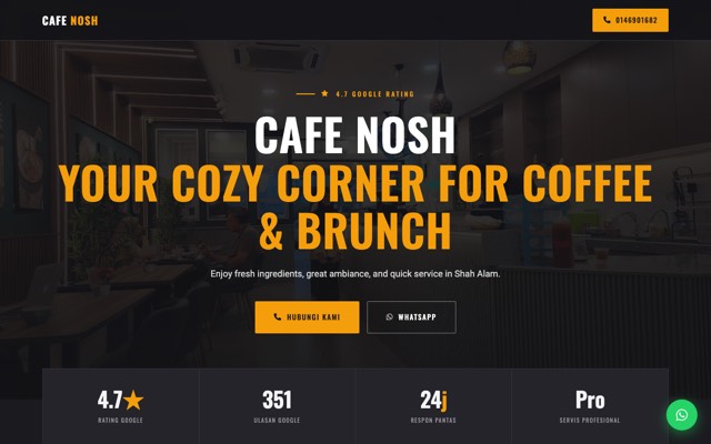 Cafe Nosh website